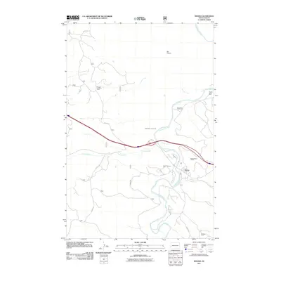2011 Map of Medora, 2011 Print