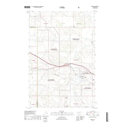 2017 Map of Medora, 2017 Print
