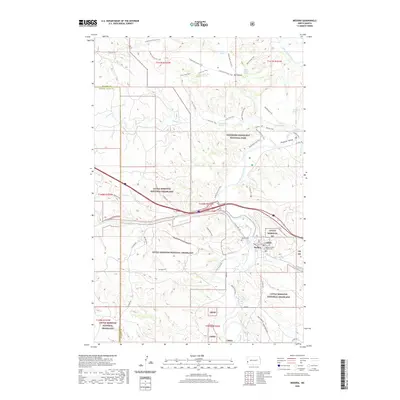 2020 Map of Medora, 2020 Print