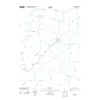 2013 Map of Medora, 2013 Print