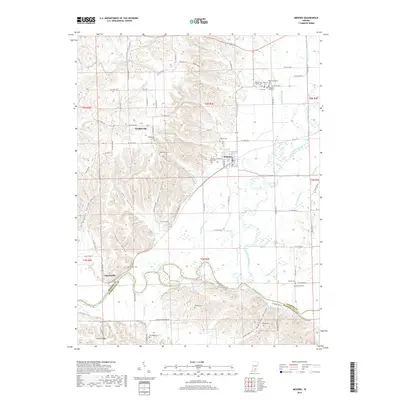 2019 Map of Medora, 2019 Print