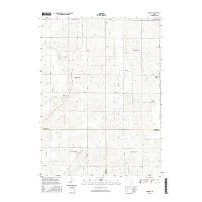 2015 Map of Medora, 2015 Print