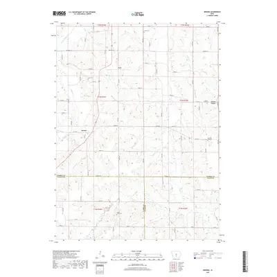 2018 Map of Medora, 2018 Print
