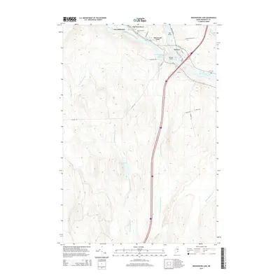 2014 Map of Medunkeunk Lake, 2014 Print