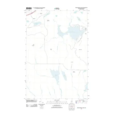 2011 Map of Meduxnekeag Lake, 2011 Print