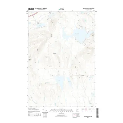 2014 Map of Meduxnekeag Lake, 2014 Print