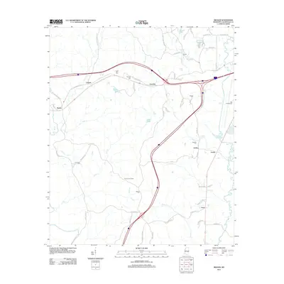 2012 Map of Meehan, 2012 Print