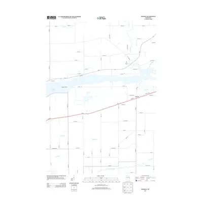 2013 Map of Meehan, 2013 Print