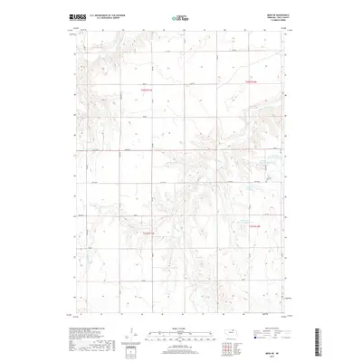 2017 Map of Meek NE, 2017 Print