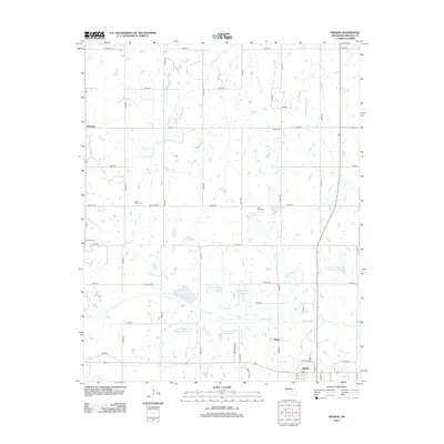 2012 Map of Meeker, 2012 Print