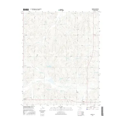 2016 Map of Meeker, 2016 Print