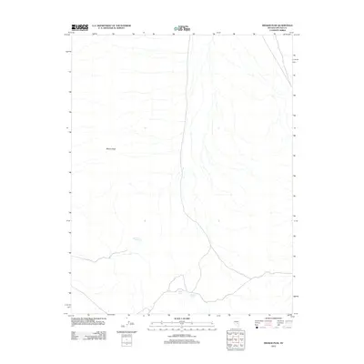 2012 Map of Meeker Peak, 2012 Print
