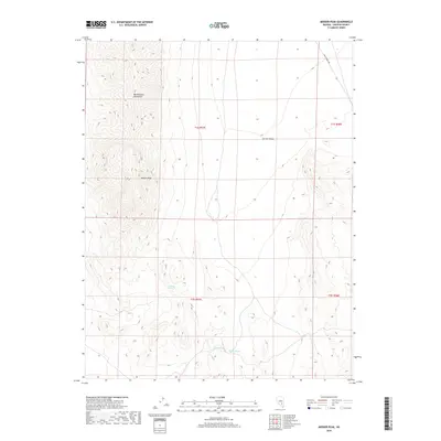 2018 Map of Meeker Peak, 2018 Print