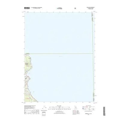 2018 Map of Meeks Bay, 2018 Print