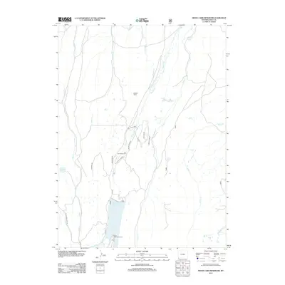2012 Map of Meeks Cabin Reservoir, 2012 Print