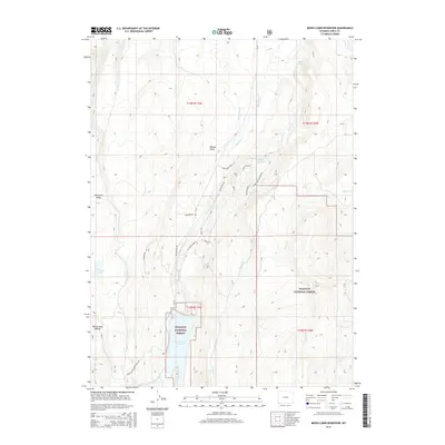 2015 Map of Meeks Cabin Reservoir, 2015 Print