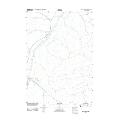 2012 Map of Meeteetse East, 2012 Print
