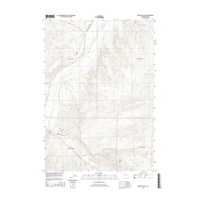 2015 Map of Meeteetse East, 2015 Print