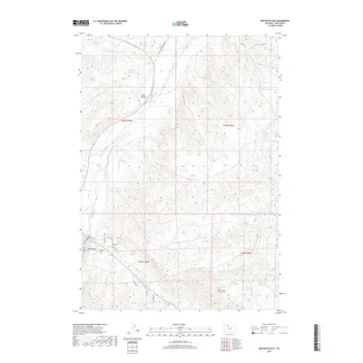 2017 Map of Meeteetse East, 2017 Print
