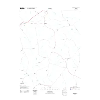 2013 Map of Meherrin, 2013 Print