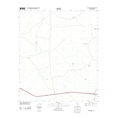 2012 Map of Meier Hills, 2012 Print