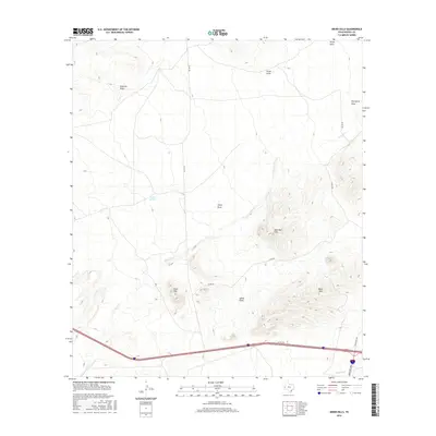 2016 Map of Meier Hills, 2016 Print