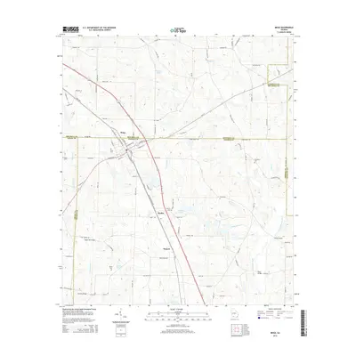 2014 Map of Meigs, 2014 Print