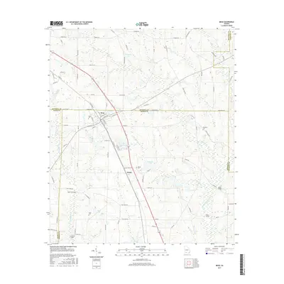 2017 Map of Meigs, 2017 Print