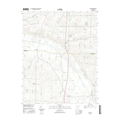 2016 Map of Melber, 2016 Print