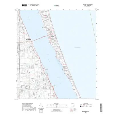 2018 Map of Melbourne East, 2018 Print