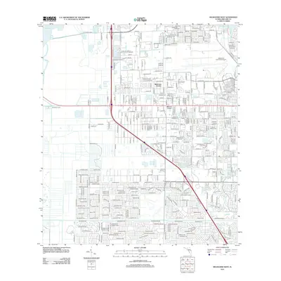 2012 Map of Melbourne West, 2012 Print