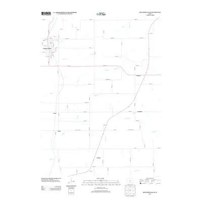 2013 Map of Melcher-Dallas, 2013 Print