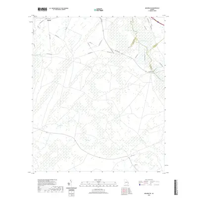 2020 Map of Meldrim SW, 2020 Print
