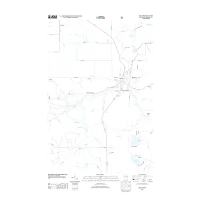 2013 Map of Mellen, 2013 Print