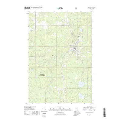 2018 Map of Mellen, 2018 Print
