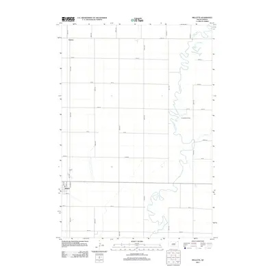 2012 Map of Mellette, 2012 Print