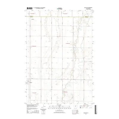 2015 Map of Mellette, 2015 Print