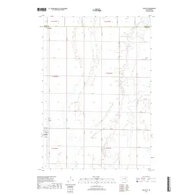 2017 Map of Mellette, 2017 Print