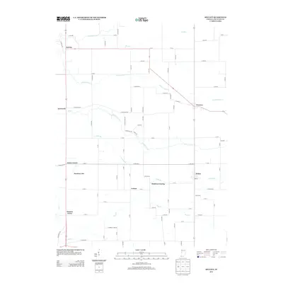 2013 Map of Mellott, 2013 Print