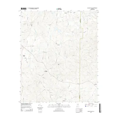 2014 Map of Mellow Valley, 2014 Print