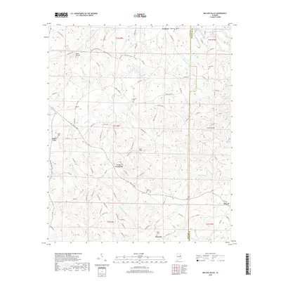 2018 Map of Mellow Valley, 2018 Print