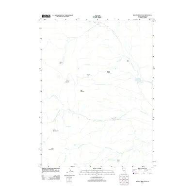 2011 Map of Melody Mountain, 2011 Print