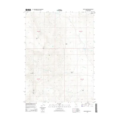 2014 Map of Melody Mountain, 2014 Print