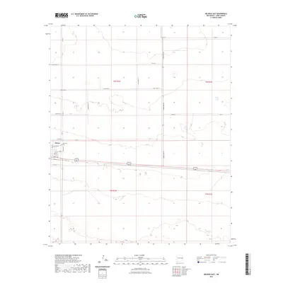 2023 Map of Melrose East, 2023 Print