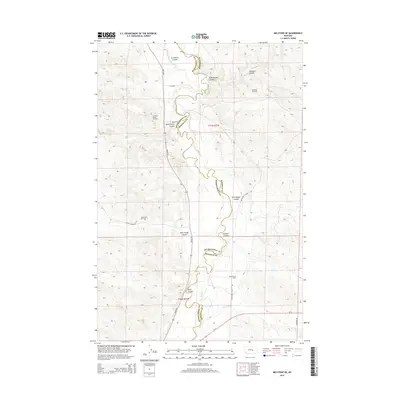 2014 Map of Melstone NE, 2014 Print