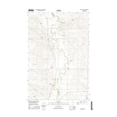 2017 Map of Melstone NE, 2017 Print