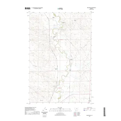 2020 Map of Melstone NE, 2020 Print