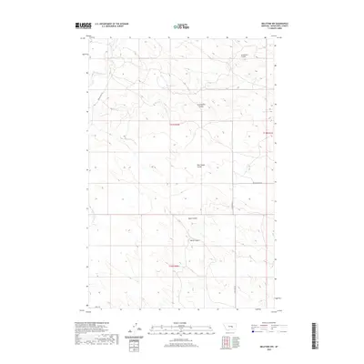 2020 Map of Melstone NW, 2020 Print