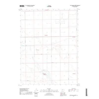 2017 Map of Melton Ranch Airport, 2017 Print