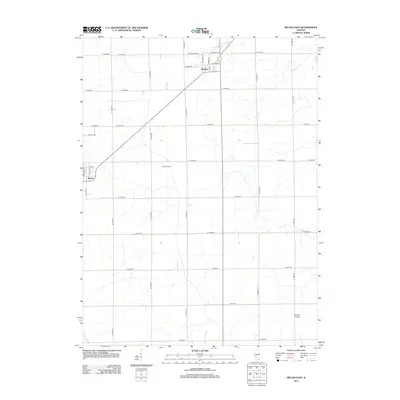 2012 Map of Melvin East, 2012 Print